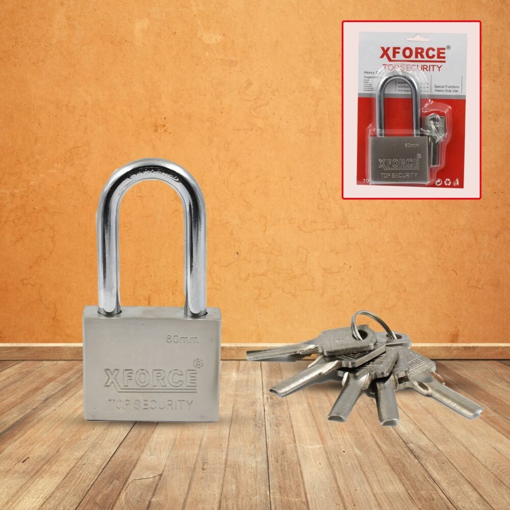 Solid Padlock 60mm – Heavy-Duty Brass Security Lock | Safelix