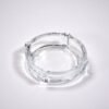Crystal Glass Ashtray – Elegant Round Design for Home & Office | Styleva