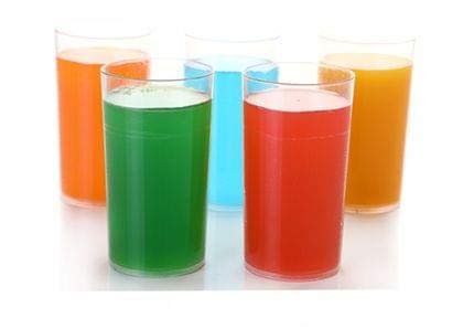Plastic Glasses Set – Unbreakable Transparent 350ml (Set of 6) | Ganesh