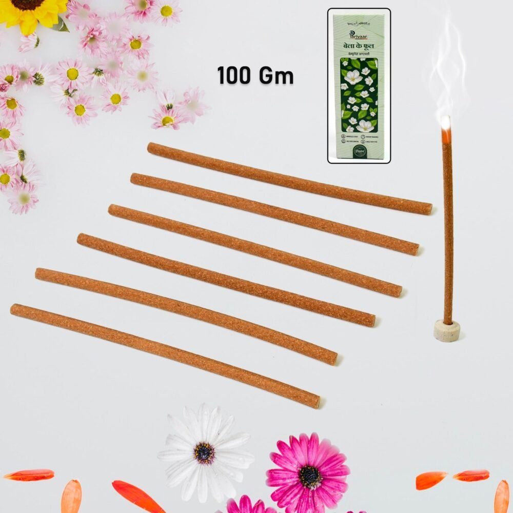 Bela Ke Phool Incense Sticks – Premium Agarbatti with Stand |