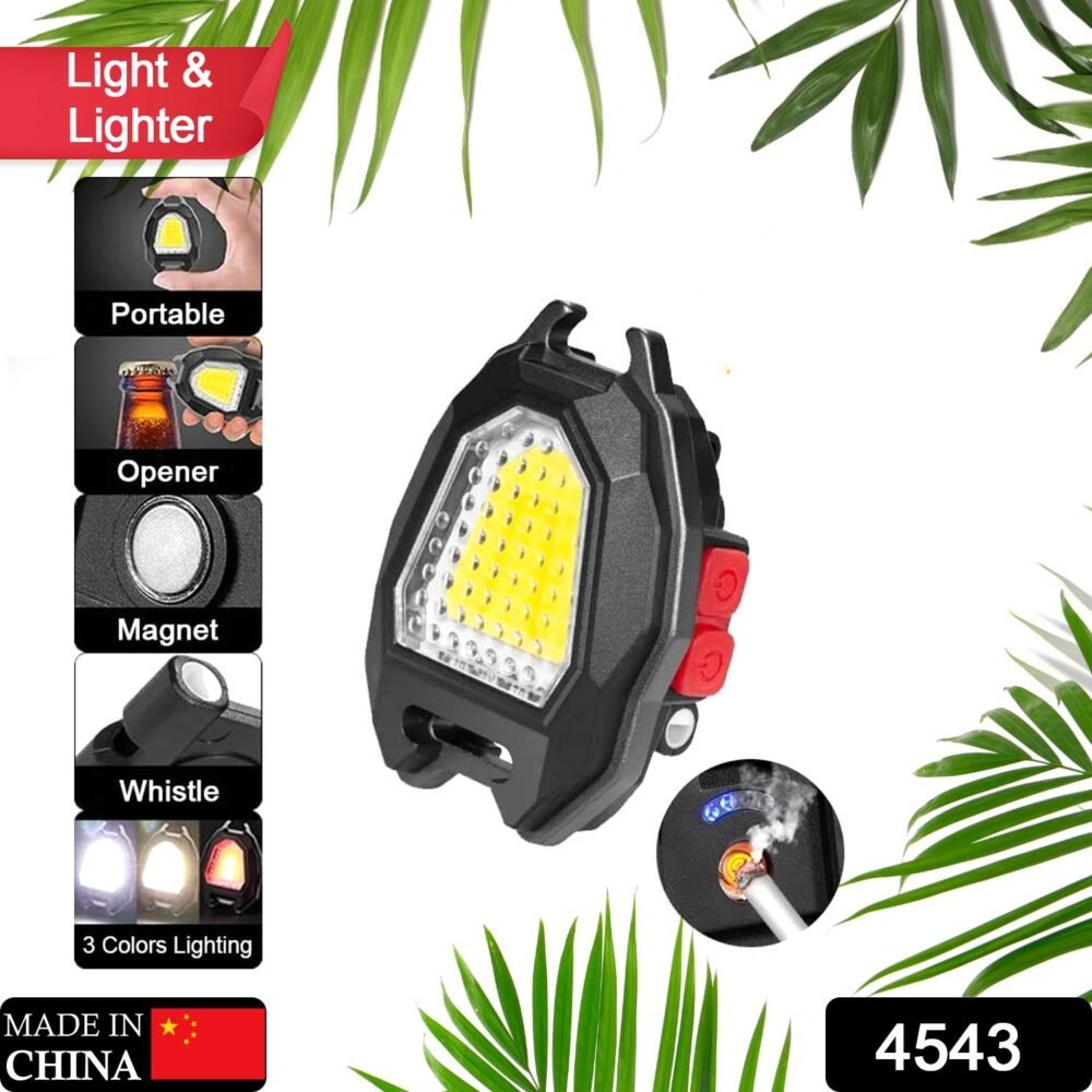 4543_29b2fff2-e3d4-4713-8d9e-ea00d3e6e096.jpg Camping Flashlight – Triangular LED with Lighter & 6 Modes | Poravar