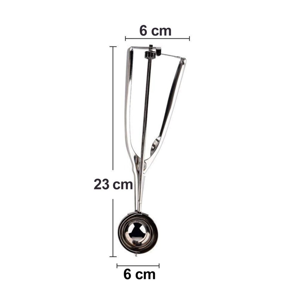 4_256a0d86-067a-4325-9de7-08aed6dcb650.jpg Ice Cream Scoop – Stainless Steel Easy Release, Multipurpose | Indo Glow