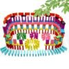 Wooden Domino Blocks – 120 Pcs Colorful Stacking Set | Aditi