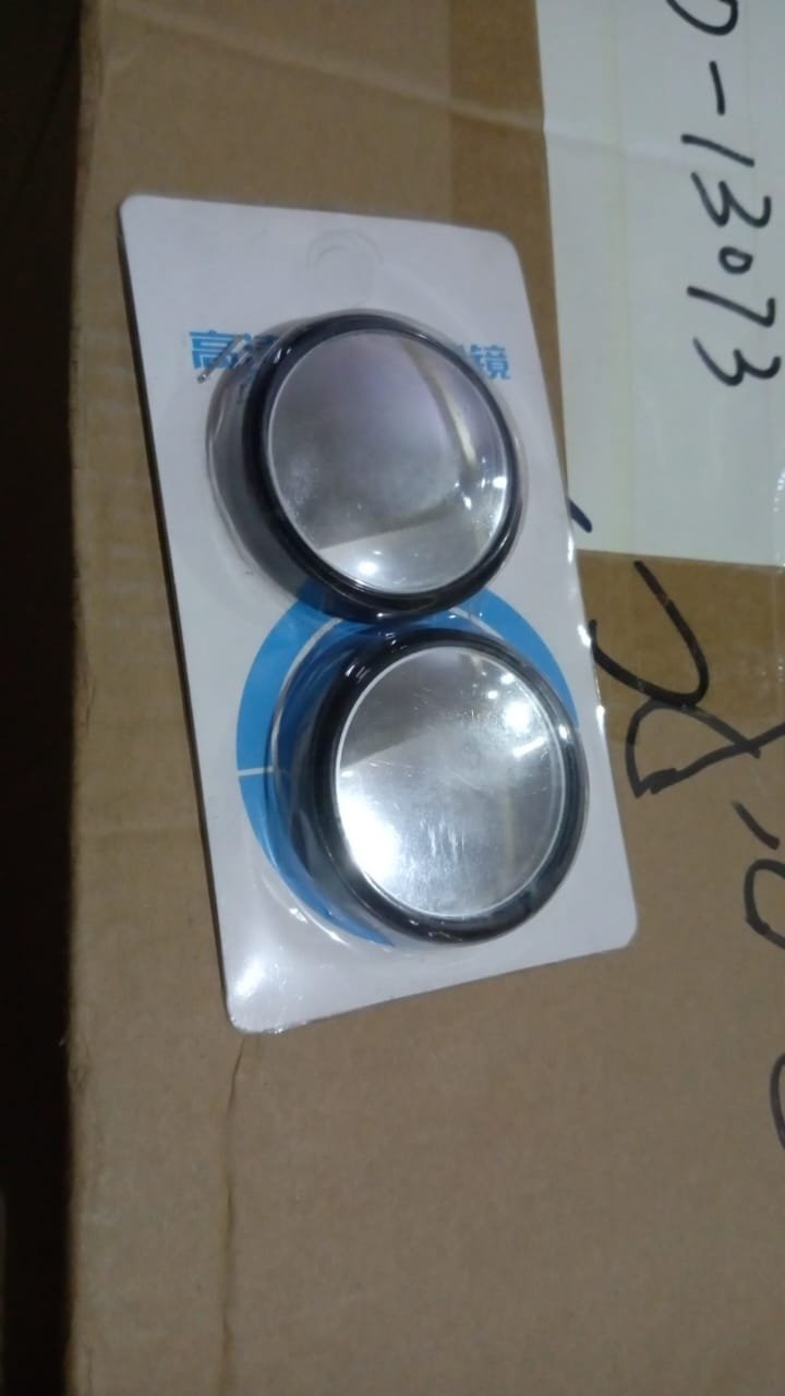 Car Blind Spot Mirror – HD Glass, 360° Adjustable (2 Pc) | Velvet Wheels