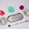 Silver Plated Bowl Set – Brass Serving Tray | Lunchie Bunchie