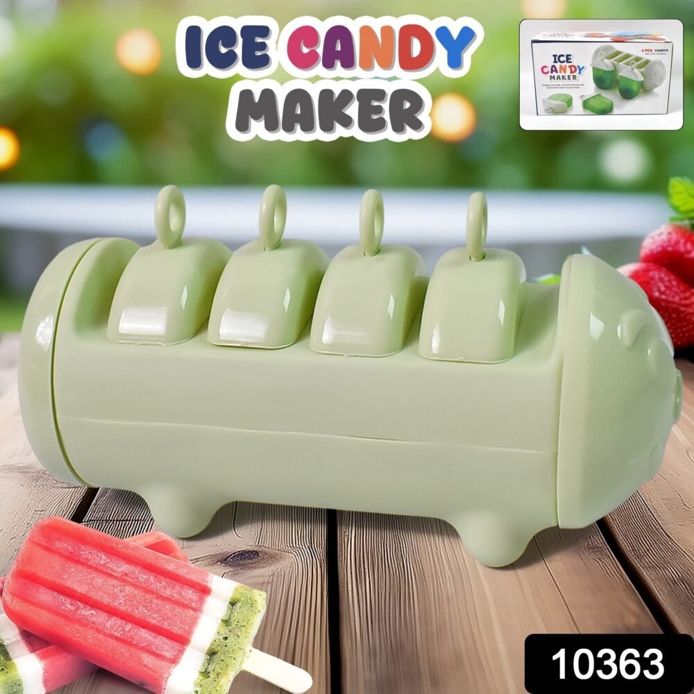 Ice Candy Maker – 4 Compartment Homemade Kulfi Mould | Konvex