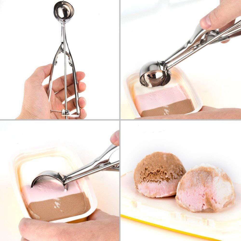6_861da8a9-8258-4347-b4d9-e152e5d3fb72.jpg Ice Cream Scoop – Stainless Steel Easy Release, Multipurpose | Indo Glow