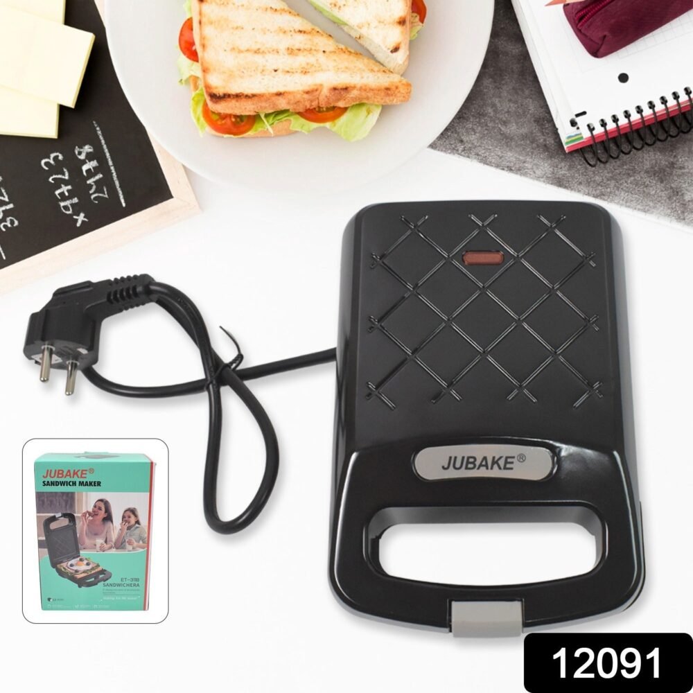 Sandwich Maker – Non-Stick Plates, Indicator Lights, 500W | ChefMates