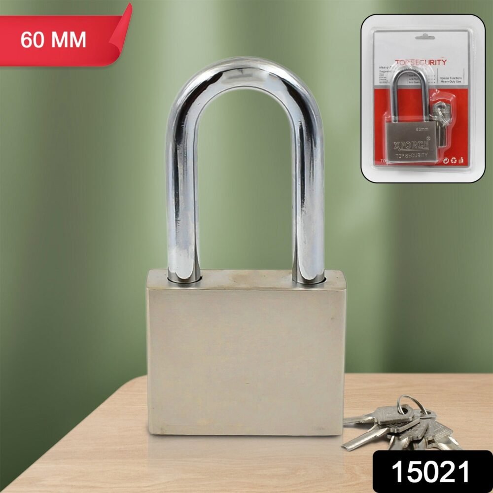 Solid Padlock 60mm – Heavy-Duty Brass Security Lock | Safelix