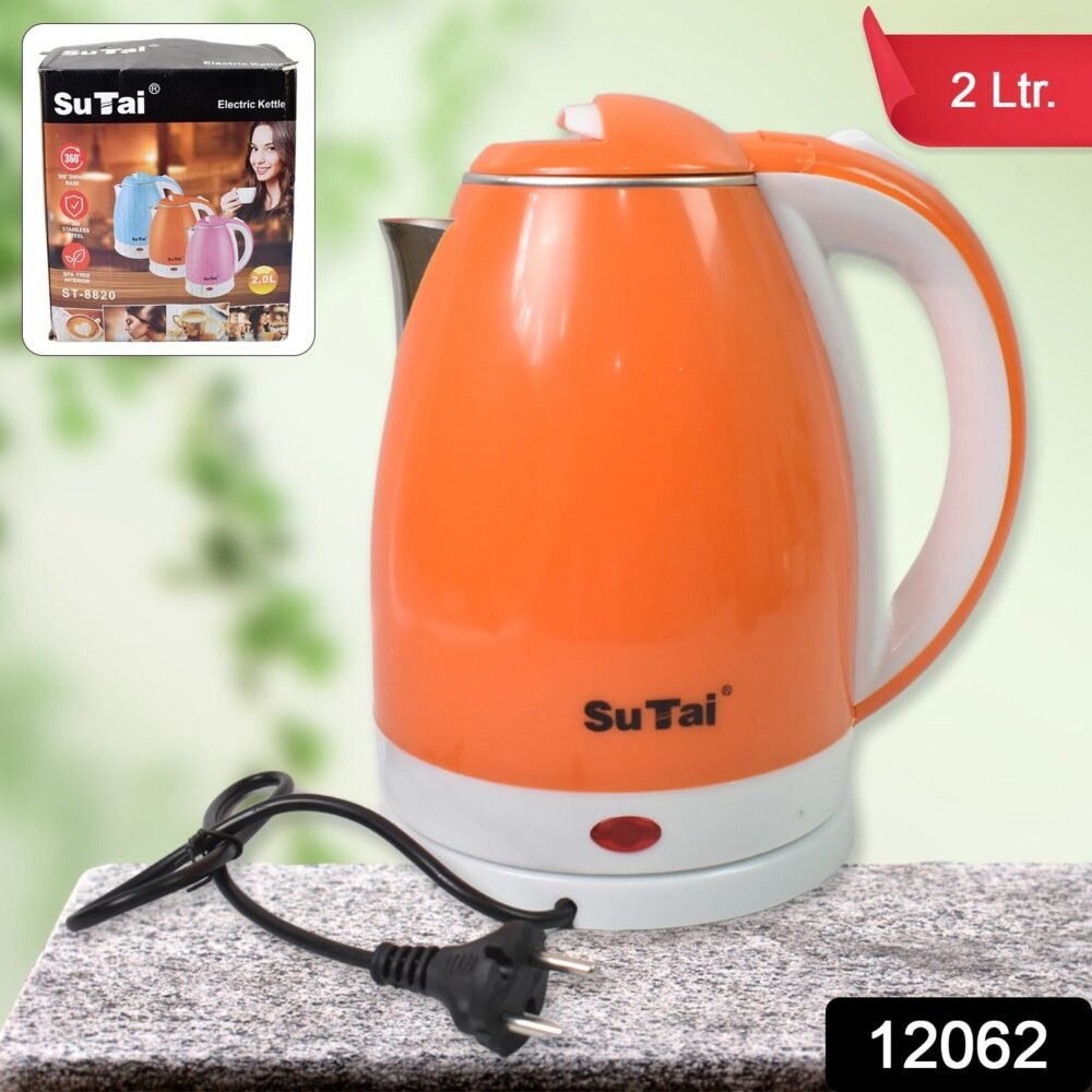 91.jpg Electric Kettle – 2L Stainless Steel with Auto Shut-Off | Siplix
