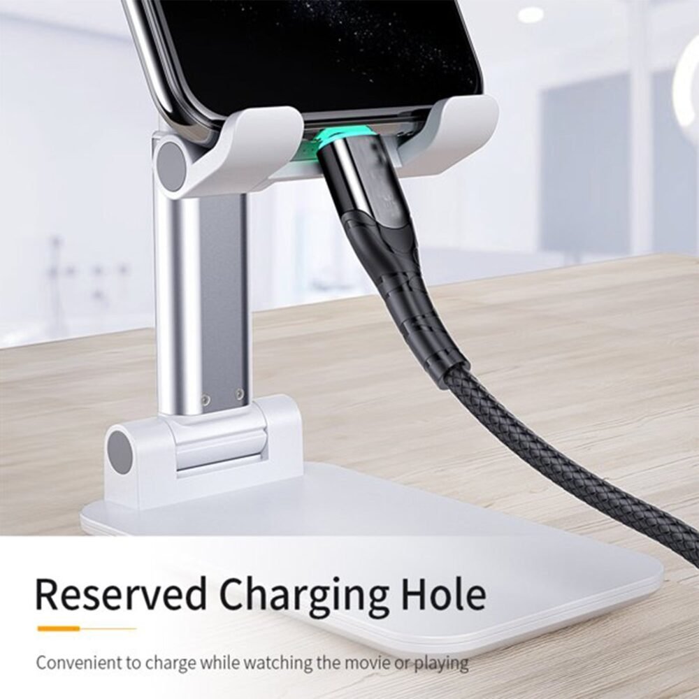 Adjustable Phone Stand – 3-Way Desk Mobile Holder with Mirror | Deskrova