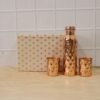 Glasses-Gift-Set-07.jpg Copper Water Bottle Set – Diamond Cut & 2 Glasses | Own Hydrate