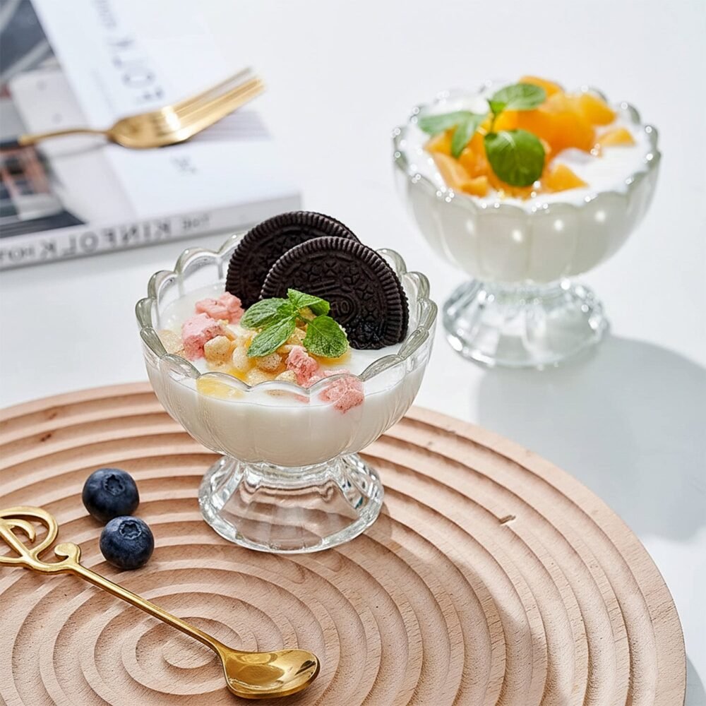 Ice-Cream-Cup-03.jpg Serving Dessert Bowls – 6 Pc Brown Plastic Set | Lunchie Bunchie