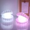 Pearl Shell Night Lamp – Elegant LED Decor | Indo Glow