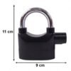 Security Alarm Padlock – Heavy Duty Anti-Theft Lock | Safora