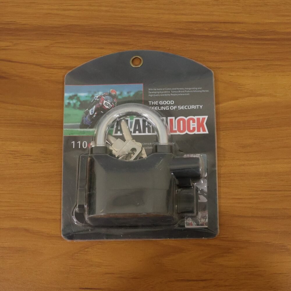 Security Alarm Padlock – Heavy Duty Anti-Theft Lock | Safora