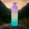 Rainbowbottle-03.jpg Motivational Water Bottle with Straw & Time Marker | Hydrozilla