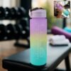 Rainbowbottle-WOSKU-01.jpg Motivational Water Bottle with Straw & Time Marker | Hydrozilla