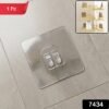 Wall-Hook-Shelf-Sticker-WOSKU-02.jpg Adhesive Wall Hook – Transparent, Heavy Duty | GlimmerHome