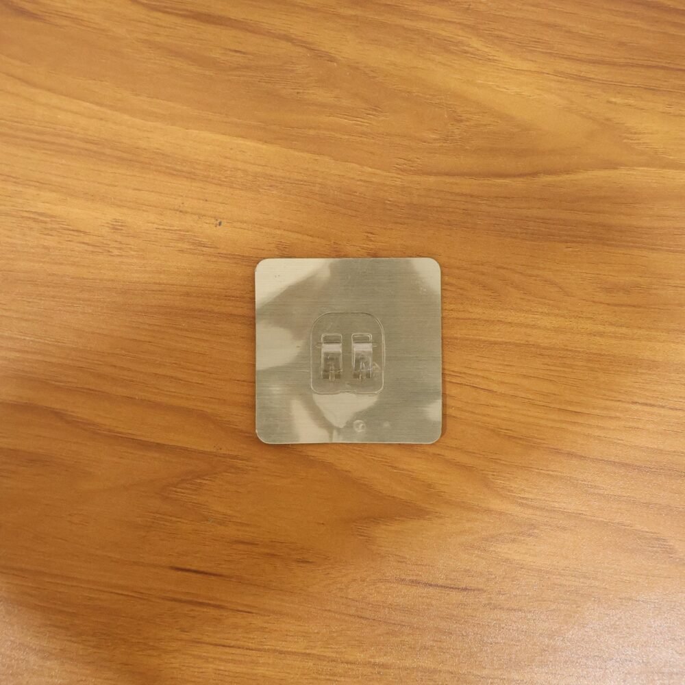 WallHookShelfSticker-live.jpg Adhesive Wall Hook – Transparent, Heavy Duty | GlimmerHome