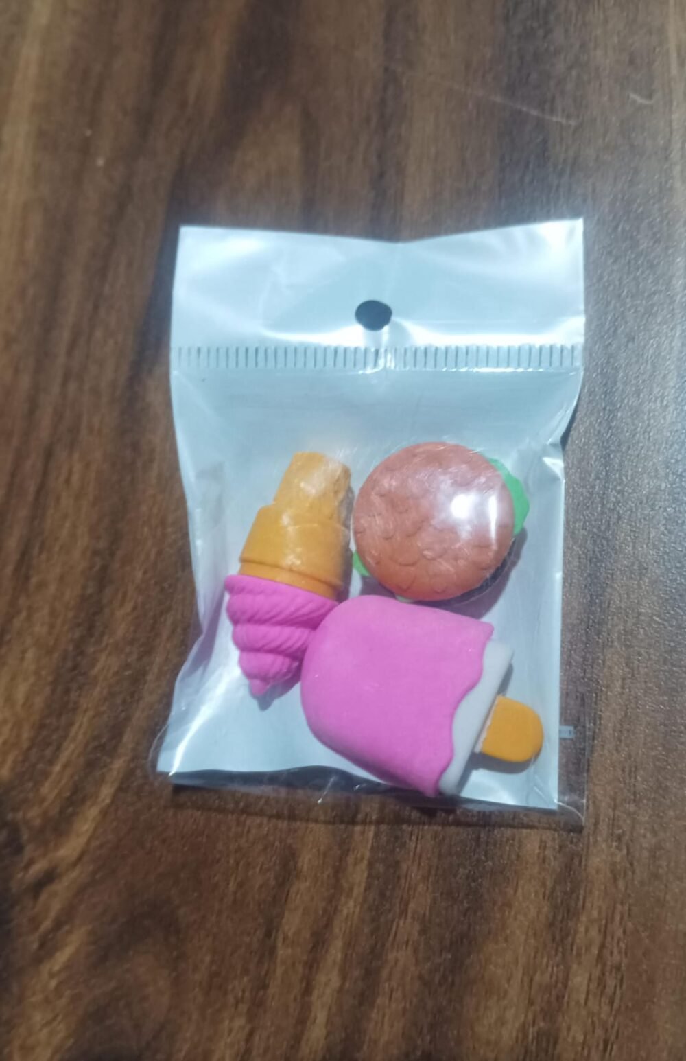 Fancy Erasers – Colourful 3 Pc Set for Kids School Supplies | Writezo