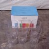 Plastic Glasses Set – Unbreakable Transparent 350ml (Set of 6) | Ganesh