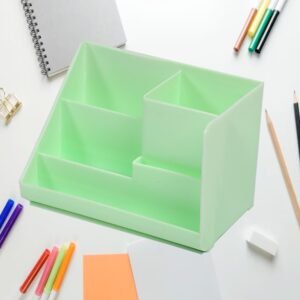 Desk Organizer – Multi-Compartment Pen Stand | Deskrova
