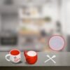 Couple Coffee Mug – King & Queen Printed Plastic Set 300ml | Indo Glow