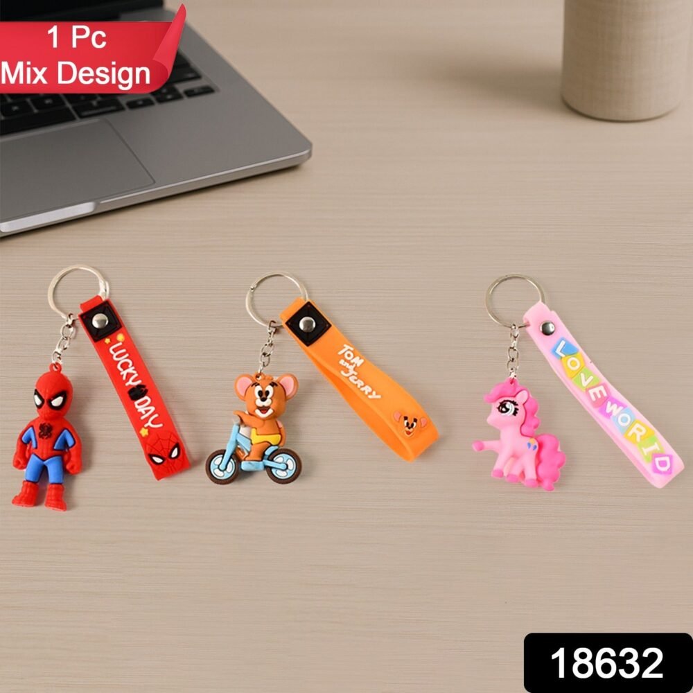 sku_52d67ba5-c75f-4287-a4a9-b691c798cf57.jpg Cartoon Silicone Keychain – Cute 3D Character Bag Charm for Kids | Styleva