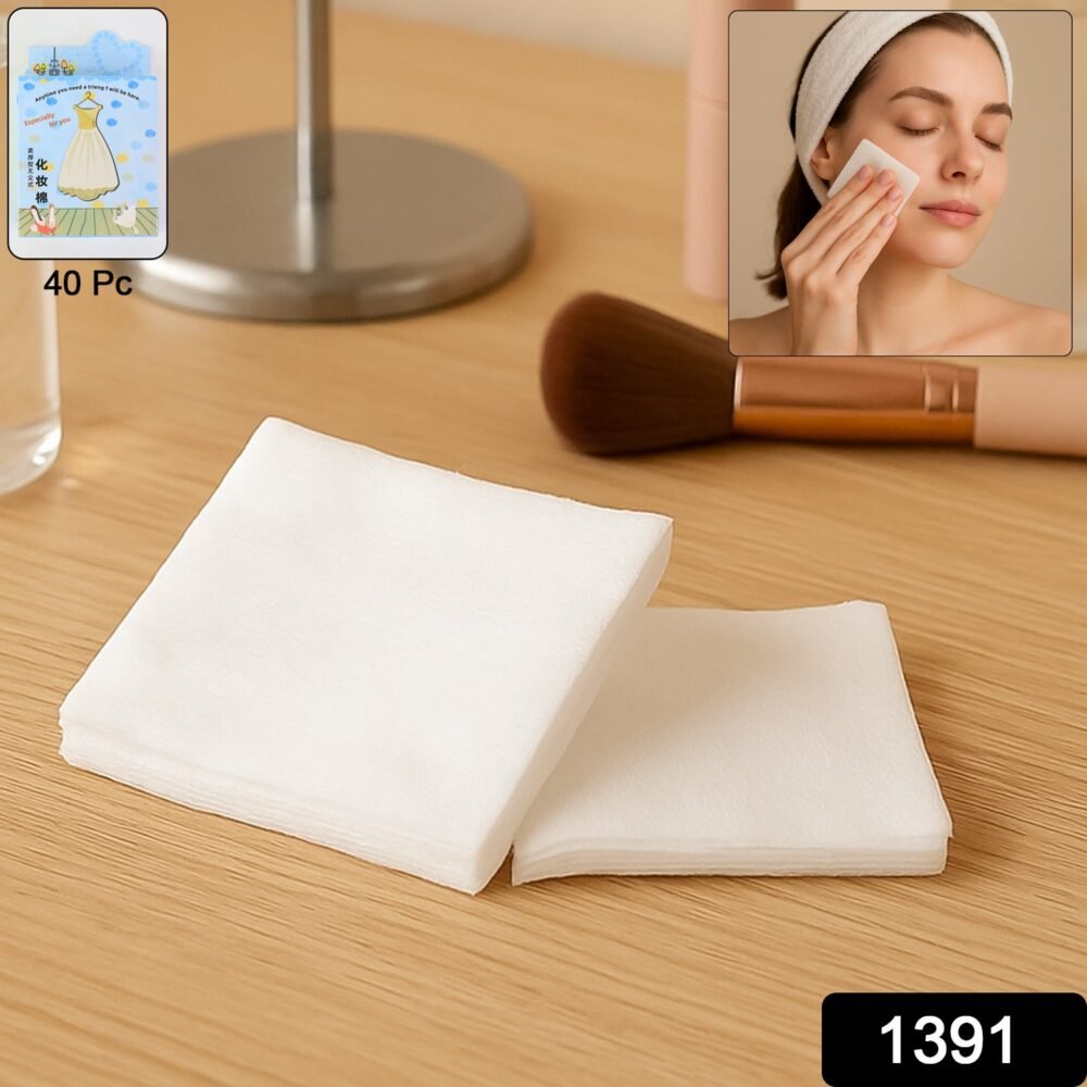 Cotton Makeup Remover Pads – Soft & Durable 40 Pack | BeautyBare