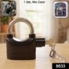 Security Alarm Padlock – Heavy Duty Anti-Theft Lock | Safora