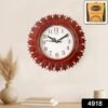 Wooden Look Wall Clock – Silent, Easy-Read for Home | VoltDesk